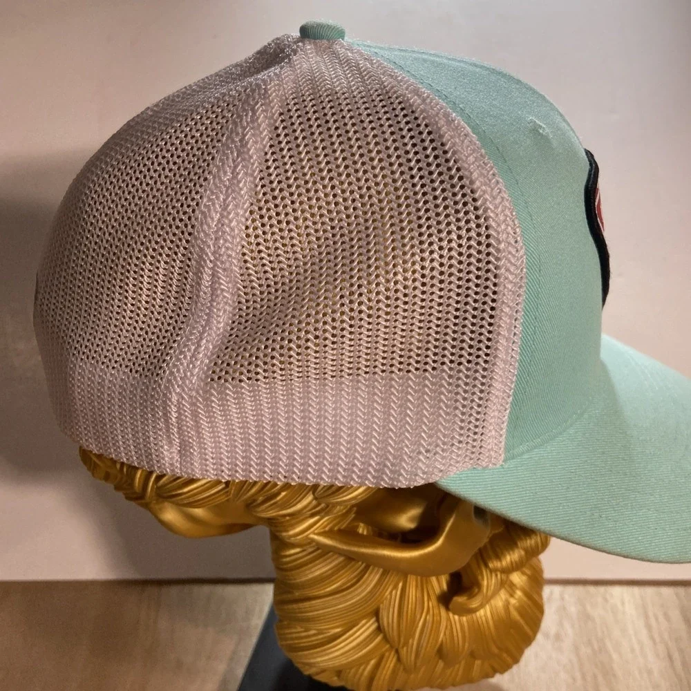 PFG Performance Fishing‎ Gear Fitted Trucker Hat Teal S/M Colorblock Columbia